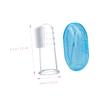 BEBEMOKO 9Pcs Finger Toothbrush Silicone Oral Cleaning Brush for Includes Storage Boxes Gentle Gum Massage for Ages view 3