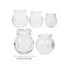 Ipetboom 5Pcs Glass Cupping for Home Use Thickened Vacuum Cupping Therapy Cups for Improved and to Clean for All Body Parts view 2