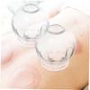Ipetboom 5Pcs Glass Cupping for Home Use Thickened Vacuum Cupping Therapy Cups for Improved and to Clean for All Body Parts view 3