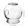 Ipetboom 5Pcs Glass Cupping for Home Use Thickened Vacuum Cupping Therapy Cups for Improved and to Clean for All Body Parts view 4