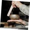 BESTonZON Singing Bowl Mallet Stick Artificial Sound Bowl Striker for Meditation Yoga Delicate Craftsmanship Comfortable Grip for Sound Healing view 3