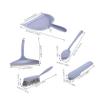 Beatifufu 1Set Desk Cleaning Tool Cute Dustpan and Brush Kit for Home Office Multi Function Broom for Keyboard Desktop Car and Spaces Easy to Use and Store view 2
