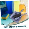Beatifufu 1Set Desk Cleaning Tool Cute Dustpan and Brush Kit for Home Office Multi Function Broom for Keyboard Desktop Car and Spaces Easy to Use and Store view 4