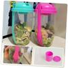 ABOOFAN 2pcs Salad Cups Fork Lid Salad Containers Multi-purpose Meal Shaker Cups Large Capacity Portable for Outdoor School Fitness view 4