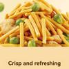 Crispy strips, bean fruits 7.05OZ/200g, Green Bean Chips mixed flavors include green beans, broad beans and crispy strips, fresh, fragrant and crispy snacks. view 3