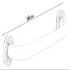 Bathtubs Grab Bar Towel Rack Safety Stainless Steel Grab Rail Alloy Non-Slip Support Handle Towel Bar, Gold, Old Man Child Shower Toilet view 2