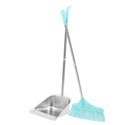 FRCOLOR 1Set Broom and Dustpan Cleaning Tools for Home and Dorm Practical Garbage Shovel with Brush for Indoor Surfaces