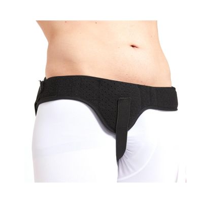 Inguinal Hernia Belt for Men and Women - Adjustable Hernia Support with Removable Compression Pads for Single Inguinal(Medium)