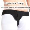 Inguinal Hernia Belt for Men and Women - Adjustable Hernia Support with Removable Compression Pads for Single Inguinal(Medium) view 4