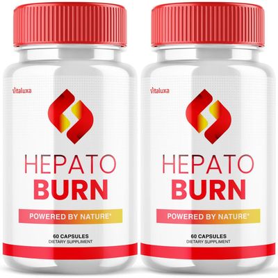 (2 Pack) Hepato Burn Capsules - HepatoBurn Supplement Pills Advanced Formula Wait Premium Blend All Natural Loss Support for Men Women, Hepataburn Reviews Maximum Strength Burner Health (120 Capsules)