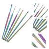 HAKIDZEL 1Set Stainless Steel Spiral Ear Picks Ergonomic Ear Cleaning Spoon Kit for Safe Wax Removal for All Ages Easy to Clean and Earpicks view 4