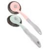 Long Handle Steel Wire Cleaning Brush 2Pcs for Kitchen Stove, Reusable Pot view 1