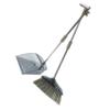 FRCOLOR Soft Bristle Broom and Dustpan Set Long Handle Household Cleaning Kit for Home and Office Lightweight and Easy to Use Dustpan Broom Combo view 1