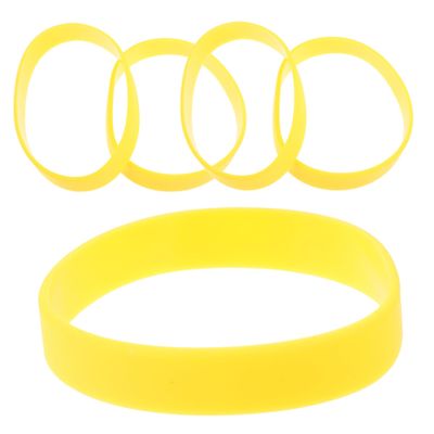 Ciieeo 5Pcs High Elasticity Sports Wristbands for Fans Decorative Silicone Bracelets for Comfortable and Lightweight for Team Activities and Events