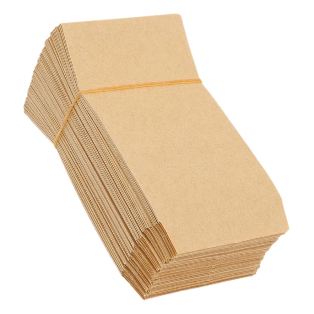 UPKOCH 100Pcs Kraft Paper Seed Bags Durable Multi Function Storage Packets for Corn Rice Vegetables Lightweight Portable Garden Organizers