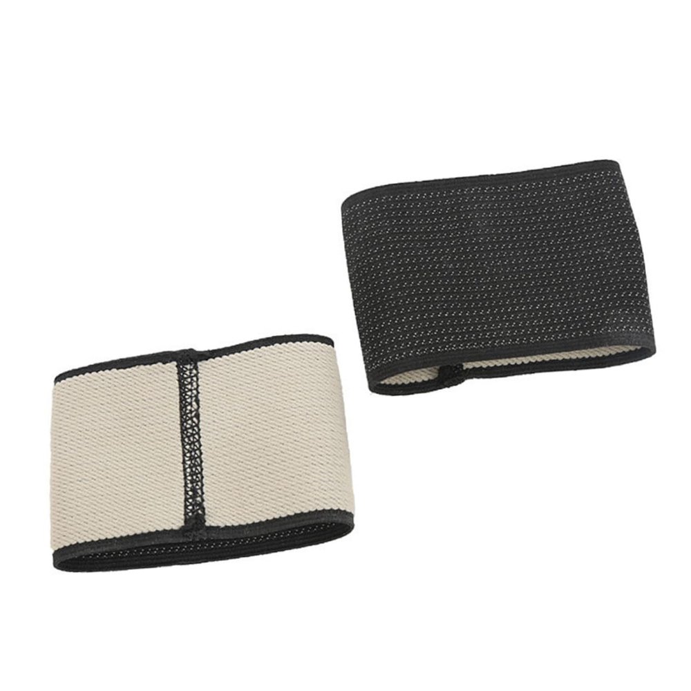 Mikinona 2Pair Elastic Compression Foot Brace Sleeve for Sports Support for Ankle Stability and Sweat Absorption for Plantar Ligament Care