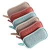 DECOMELODY 6Pcs Linen Kitchen Dish Cleaning Sponges Reusable Scrub Sponges for Cleaning of Dishes Pots and More Comfortable High Absorption Strong Cleaning Ability view 1