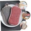 DECOMELODY 6Pcs Linen Kitchen Dish Cleaning Sponges Reusable Scrub Sponges for Cleaning of Dishes Pots and More Comfortable High Absorption Strong Cleaning Ability view 3