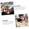 MUCKLILY 1Roll Clear Cellophane Wrap Durable Opp Packing Film for Crafts and Decoration for Christmas Weddings Birthdays and Year Celebrations Easy to Cut view 3