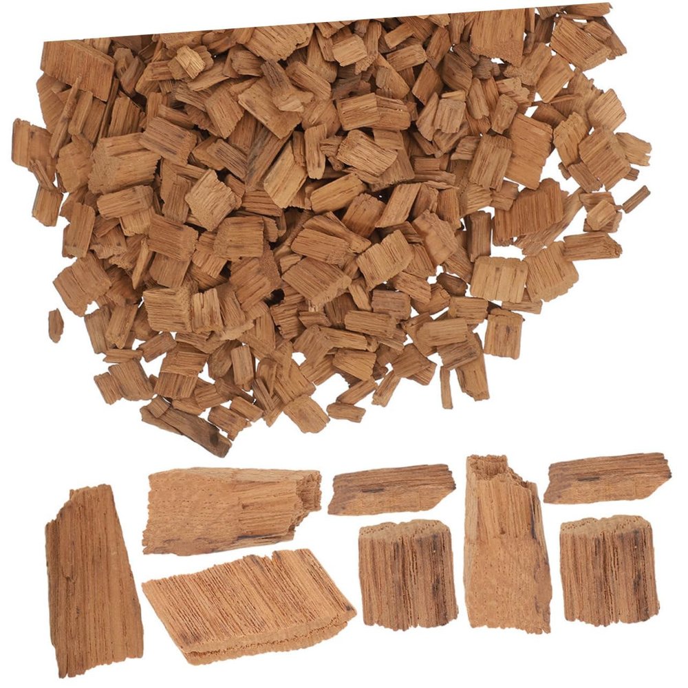GLEAVI 2Packs French Oak Chips for Wine Making Chips Enhance Flavor Aroma for Home Brewing for Red Wine Whiskey Spirits