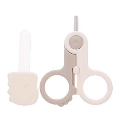 Abaodam 1Set Nail Scissors Portable Nail Care Trimmer for Gentle Grooming Ergonomic Design with Nail File for Newborns and Safety Features for Boys