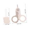 Abaodam 1Set Nail Scissors Portable Nail Care Trimmer for Gentle Grooming Ergonomic Design with Nail File for Newborns and Safety Features for Boys view 2