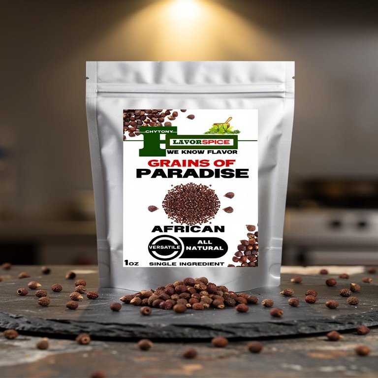Alligator Pepper seeds 1oz | Grains of Paradise, Guinea Pepper, | African Mbonge Spice With Citrus Hepper Pepper for Cooking, Brewing Beer