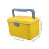 OUNONA Large Capacity Medicine Storage Box with Handles Multi-Layer Organizer for Home Travel Sturdy Medicine Chest for First Aid Supplies and Medication Organization view 2