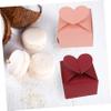 Uonlytech 50Pcs Heart Wedding Candy Boxes Square Wrapping Box for Weddings Birthdays Bridal Favors Recyclable and Reusable Festive Decor view 3