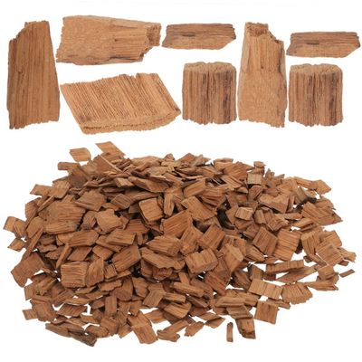 JECOMPRIS 2Packs French Oak Chips for Wine Making Lightly for Home Brewing Enhance Flavor and Aroma for Red Wine Whiskey and Spirits