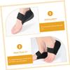 OUNONA 1Pair Non Slip Heel Protective Cover Comfortable Cushion Pad for High Heels Durable Heel Sleeve Heightening Design for Women Height view 4