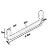 Bathtubs Grab Bar Suitable for The Elderly Disabled and Pregnant Women Non Slip 304 Stainless Steel Grab Bars, Towel Bars view 3