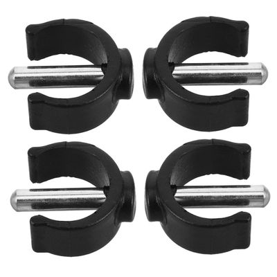 Beatifufu 4Pcs Heavy Duty Cane Holder Clips Ergonomic Design Non Slip Walking Stick Latch Clamps for for Wheelchair Users and Various Walking Canes