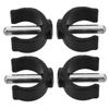 Beatifufu 4Pcs Heavy Duty Cane Holder Clips Ergonomic Design Non Slip Walking Stick Latch Clamps for for Wheelchair Users and Various Walking Canes view 1