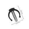 Beatifufu 4Pcs Heavy Duty Cane Holder Clips Ergonomic Design Non Slip Walking Stick Latch Clamps for for Wheelchair Users and Various Walking Canes view 2