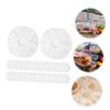 MAGICLULU 400Pcs Elastic Food Dish Bowl Covers Disposable Plastic Wrap for Food Storage Stretchy Lids to Keep Leftovers Fresh for Home Kitchen Use view 2