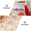 MAGICLULU 400Pcs Elastic Food Dish Bowl Covers Disposable Plastic Wrap for Food Storage Stretchy Lids to Keep Leftovers Fresh for Home Kitchen Use view 3