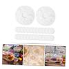 MAGICLULU 400Pcs Elastic Food Dish Bowl Covers Disposable Plastic Wrap for Food Storage Stretchy Lids to Keep Leftovers Fresh for Home Kitchen Use view 4