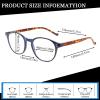 NORPERWIS 5 Pairs Reading Glasses - Standard Fit Spring Hinge Readers Glasses for Men and Women (5 Pack Blue/Tortoise-2, 3.00) view 2