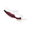 GOOHOCHY 4Pcs Denture Cleaning Brush Dual Head Hard Bristle Tool for False Care Slip Handle Portable Design for Seniors Essential Denture Care Supplies view 2
