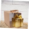 Healeved 10Pcs Kraft Paper Bags for Bonsai Durable Light Brown Bags for Parties Shopping Versatile Use for Christmas Special Occasions view 2