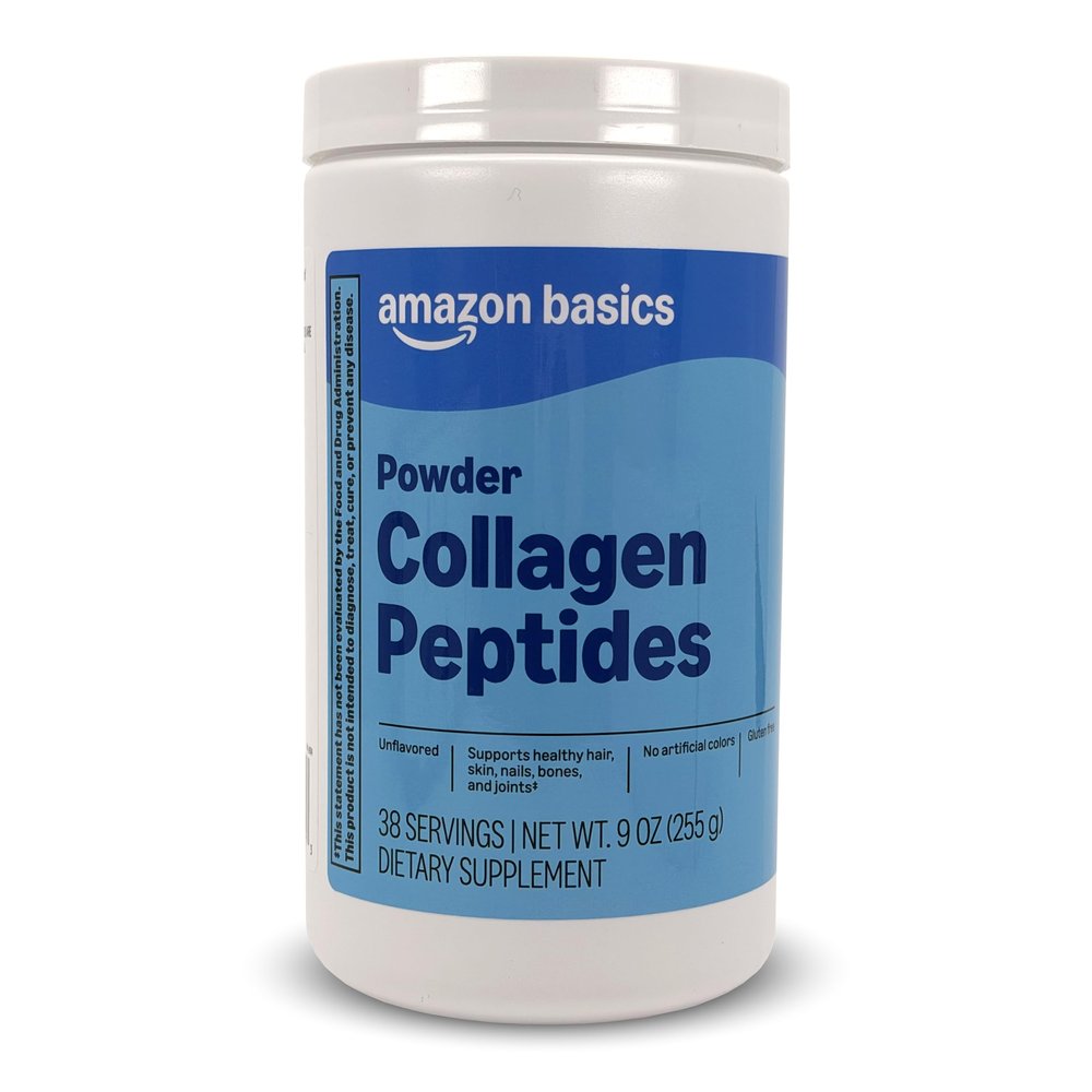 Amazon Basics Collagen Peptides Type 1 & 3 Powder, 9 oz 38 Servings