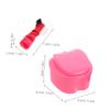 OATIPHO 2sets Denture Toothbrush Case Dentures Cleaning Kit Travel Retainer Case Leak Bath for Home Travel view 2