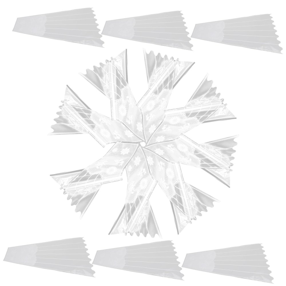 WRITWAA 100Pcs Flower Bouquet Wrapping Bags Transparent Floral Packaging Sleeves for Bouquets and Strong and Durable Opp Material for Parties and Special Occasions