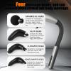 2025 new fascia gun portable massage hammer set, low noise, equipped with four professional replacement heads and nine adjustment levels, perfect for neck, back, and full body massage. (Silver) view 4