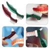 CALLARON 4Pcs Denture Cleaning Brush Dual Head Toothbrush with Hard Bristles Ergonomic Slip Handle for Seniors Portable Retainer Cleaner for Oral Freshness view 3