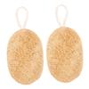 PACKOVE 2pcs Thickened Loofah Scrubber Sponge for Kitchen Cleaning Dishwashing Sponge Suitable for Dish Types view 1