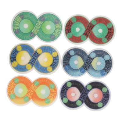 6-Pack Textured Sensory Stickers for Students Calming Adhesive Strips for Rough Texture Accessories for Classroom and Home Use