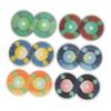 6-Pack Textured Sensory Stickers for Students Calming Adhesive Strips for Rough Texture Accessories for Classroom and Home Use view 1