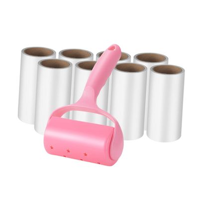 KESYOO 9-Piece Portable Sticky Hair Removal Roller Set PET Hair Remover for Home Use Lint Rollers for Clothes and Furniture Cleaning